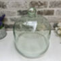Large 24cm Recycled Glass Cloche Dome Bell Jar, thumbnail 3 of 7