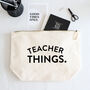Gift For Teacher Large Bag / Pencil Case, thumbnail 3 of 5