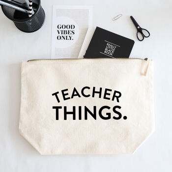 Gift For Teacher Large Bag / Pencil Case, 3 of 5