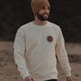 Mens 'Enjoy The Now' Cream Sweatshirt, thumbnail 1 of 6
