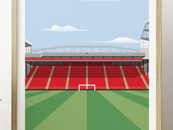 Liverpool Anfield Football Stadium Print Gift, 2 of 9