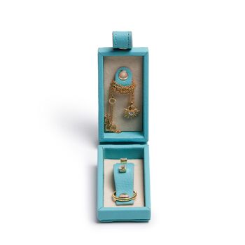 Travel Jewellery Box | Mini Moritz Aqua, 4 of 7