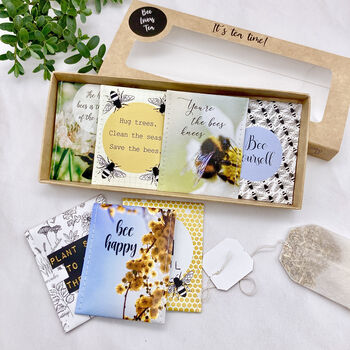 Bee Gifts: Tea Gift Set For Bee Lovers, 3 of 12