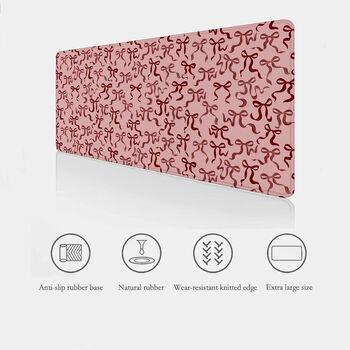 Ribbon Bows Desk Mat, 3 of 3