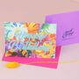Box Of Five Different Coloured Botanical Birthday Cards, thumbnail 4 of 9