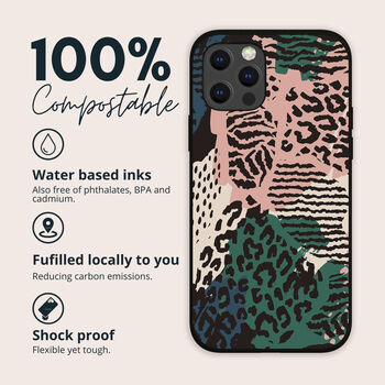 Wild Print Eco Friendly, Biodegradable Phone Case, 2 of 8