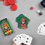 Personalised Foiled Christmas Nutcracker Playing Cards, thumbnail 1 of 7