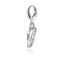 Sterling Silver Running Trainer Charm Necklace, thumbnail 9 of 9