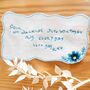 Personalised Embroidered Handwriting Wedding Dress Patch, thumbnail 2 of 8