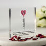 Personalised 21st Birthday Balloon Acrylic Block Gift, thumbnail 1 of 2