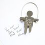 Your Own Handwriting Engraved On Key Ring, thumbnail 1 of 5