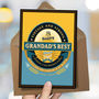 Grandad 'Grandad's Best' Card, thumbnail 1 of 4