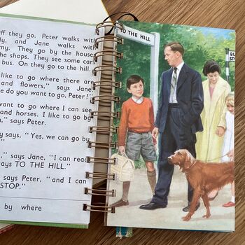 'Where We Go' Upcycled Notebook, 5 of 7