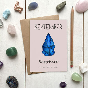 Birthstone Illustration Birthday Card, 10 of 12