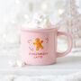 Pink Gingerbread Latte Mug, thumbnail 1 of 3