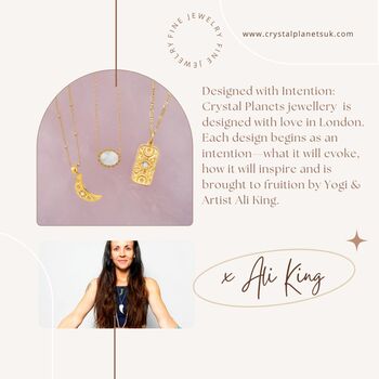 Purest Gold Eye Of Protection Necklace In Gold Vermeil, 6 of 6