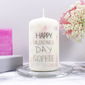 Personalised Valentines Day Candle, 3 of 5