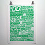 The Noughties 2000’s Decade Typography Print, thumbnail 4 of 10