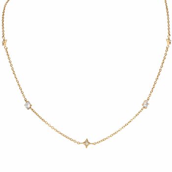 Dainty Woman's Personalised Gold Cosmic Star Necklace, 7 of 8