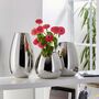 Stainless Steel Vase With Nickel Mirror Polished Finish, thumbnail 1 of 6