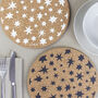 Cork Placemats And Coasters | Star, thumbnail 1 of 11