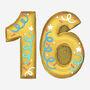 Hand Iced 16th Birthday Biscuit, thumbnail 3 of 3
