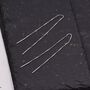 Sterling Silver Minimalist Long Ear Threader Double Ear Threader, thumbnail 1 of 10