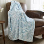 Cozy Mables Garden Leaves Supersoft Comfort Throw, thumbnail 1 of 4