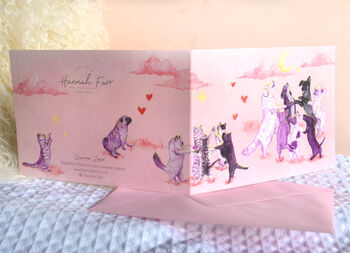 Dog And Cat Valentines Card, 5 of 5