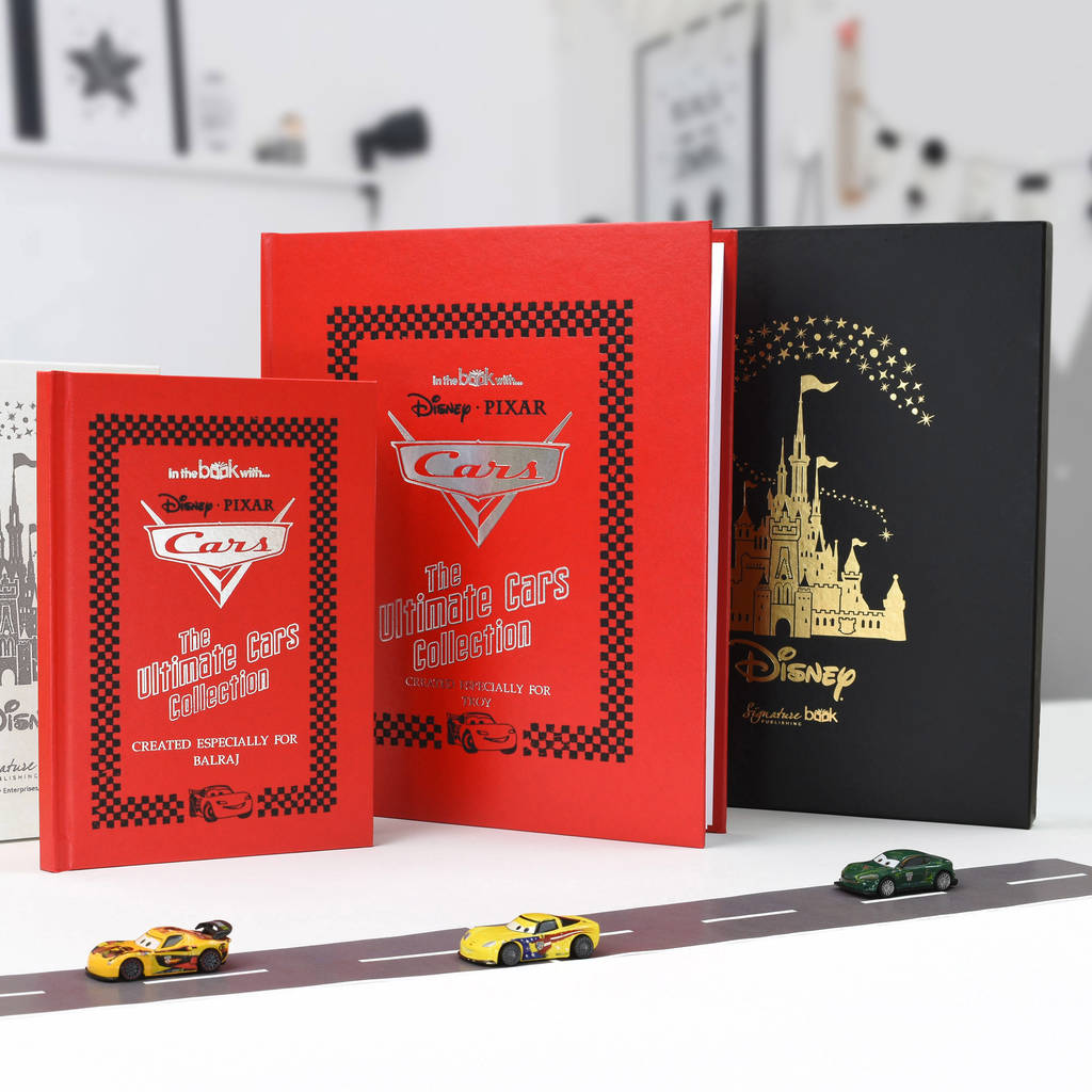 personalised gift boxed disney cars collection by alice frederick