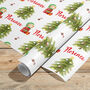 Personalised Christmas Wrapping Paper Boys Girls A2, thumbnail 2 of 4
