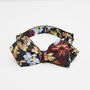 Kingscote Blue Floral Silk Pointed Bow Tie, thumbnail 1 of 2