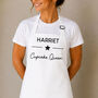 Personalised Star And Message Apron, thumbnail 3 of 9