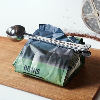 Personalised Couples 11th Steel Anniversary Coffee Scoop, 2 of 5