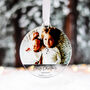 Family Photo Personalised Christmas Tree Ornament, thumbnail 1 of 10