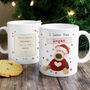 Personalised Boofle Christmas Love Mug, thumbnail 2 of 4