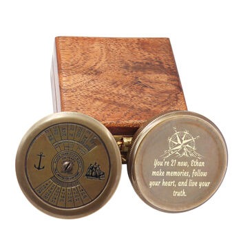 Personalised 100 Year Calendar Compass, 9 of 12