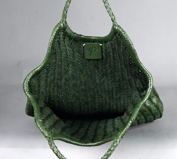 Hand Woven Hand Woven Tote Top Handle, 9 of 12