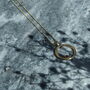 Cori Hoop Pendant Necklace, thumbnail 2 of 2