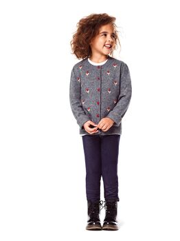 Cashmere Girls Cardigan, 4 of 5