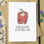 'Pepper Osal' Funny Congratulations Engagement Card, thumbnail 1 of 2