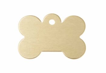 Gay Pride Personalised Puppy Soft Toy Dog,Gold Bone Tag, 2 of 3