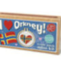 I Heart Orkney! Mini Matchbox Cross Stitch Kit, thumbnail 2 of 5