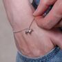 Personalised 3D Jack Russell Silver Chain Bracelet, thumbnail 1 of 10