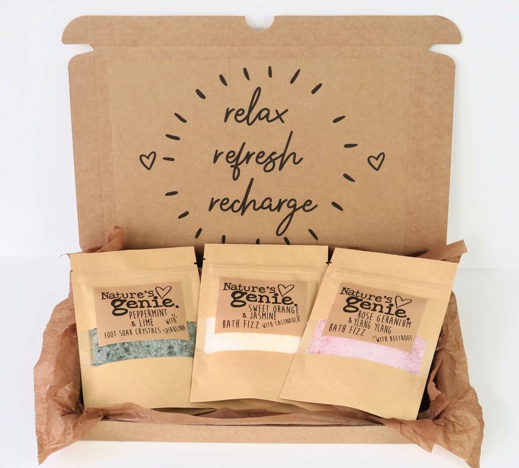 Relax, Refresh, Recharge Natural Self Care Gift Set, 1 of 3
