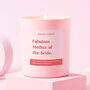 Funny Mother Of The Groom Gift Pink Candle Fabulous, thumbnail 1 of 3