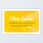 Personalised Address Roll Labels 76x50mm, thumbnail 3 of 9