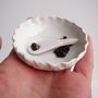 Handmade Mini Textural Pottery Salt + Pepper Dishes, thumbnail 4 of 6