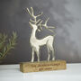 Personalised Stag Ornament, thumbnail 4 of 6