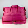Personalised Handcrafted Pink Overnight Bag, thumbnail 3 of 9